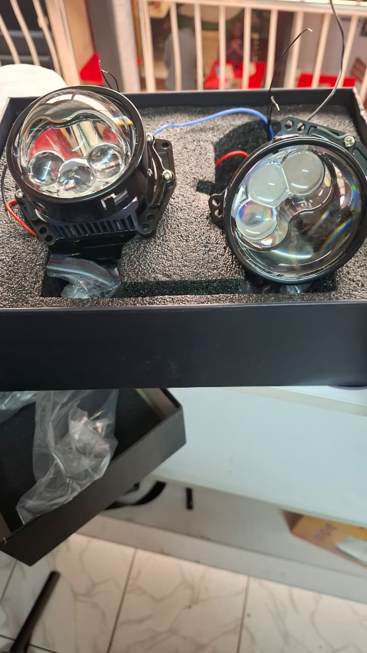 3-Inch Triple Laser Bi-LED Projector Headlight Lens – High & Low Beam