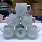 6-Piece Ceramic Mug Set – Pot-Like Soup, Coffee & Tea Mugs 