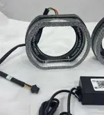 3 Inch 5D Crystal LED Halo Rings  Angel Eye Car Headlight Decoration