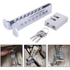 Heavy Duty Car Pedal Lock – Anti-Theft Brake, Clutch & Accelerator Security Lock