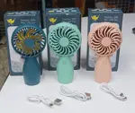 USB Rechargeable Portable Mini Fan – Handheld Cooling Fan with Battery