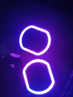 2.5 Inch 5D Crystal LED Halo Rings – Angel Eye Car Headlight Decoration